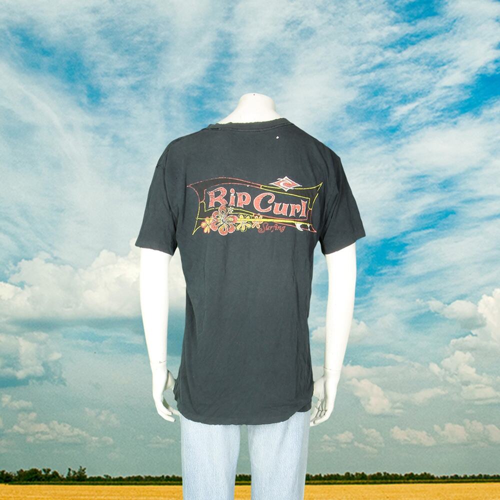 Vintage Rip Curl Surfing Single Stitch T Shirt Tee L